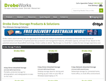 Tablet Screenshot of droboworks.com.au