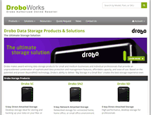 Tablet Screenshot of droboworks.com